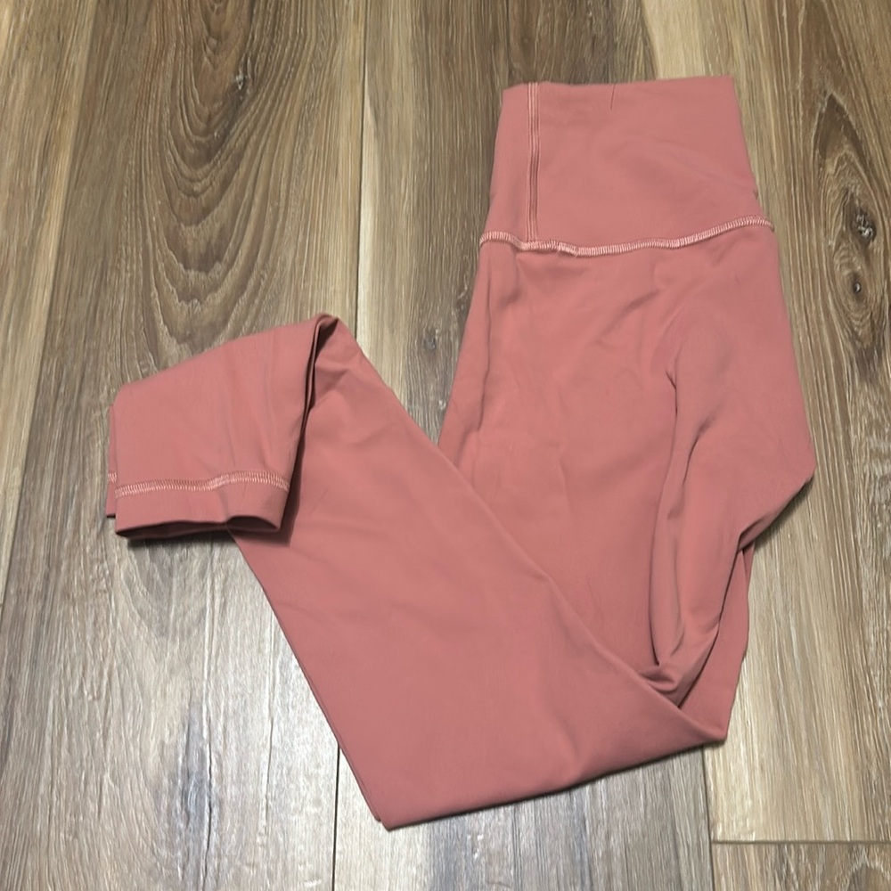 lululemon Wunder Train 25" Legging Salmon Size 4